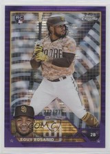 2023 Topps Chrome Purple Sonar Refractor 272/275 Eguy Rosario #184 11o2