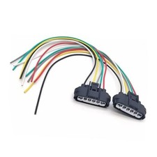 2PCS Throttle Body Pigtail, 6-Way Throttle Position Sensor Repair Connector,