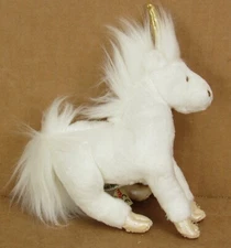 Folkmanis Puppets - 2693 Mini White Unicorn (Finger Puppet) *RETIRED/RARE* NOS