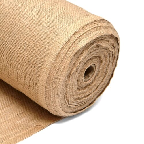 Hessian Fabric Woven Natural Jute Burlap Garden Craft Sack Upholstery 40" 54" 72 - Picture 1 of 6