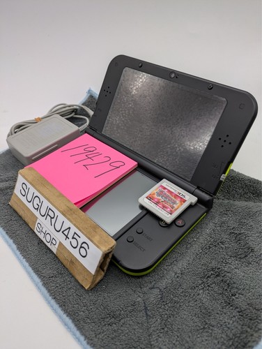 【Near Mint】NEW Nintendo 3DS LL XL handheld Game Console Lime black From Japan