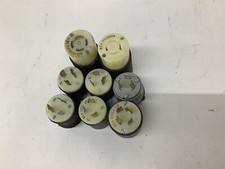 Assorted Plugs And Receptacles Lot Of 8