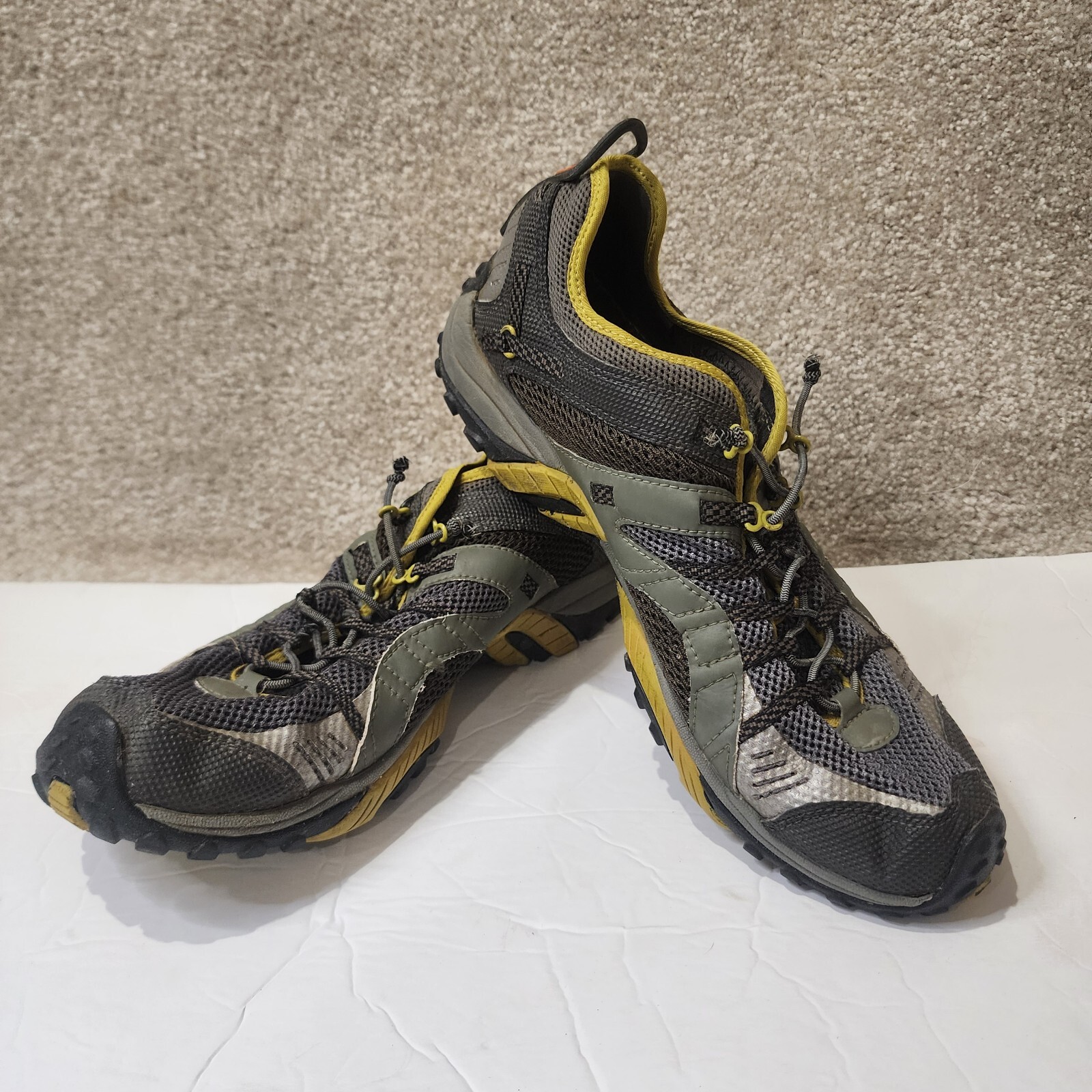 Scarpa da trail running Merrell Continuum donna grigio giallo circa taglia 11