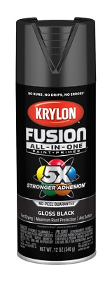 Krylon Fusion All In One Spray Paint Gloss 5x stornger 12 Oz  Choose your color