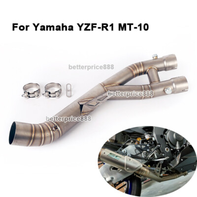 For Yamaha YZF-R1 MT-10 Slip On Exhaust System Connect Pipe Link