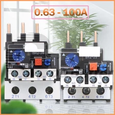 Thermal Overload Relay 0.63-100 Amp Overload Protection 3 Phase Motor Protector