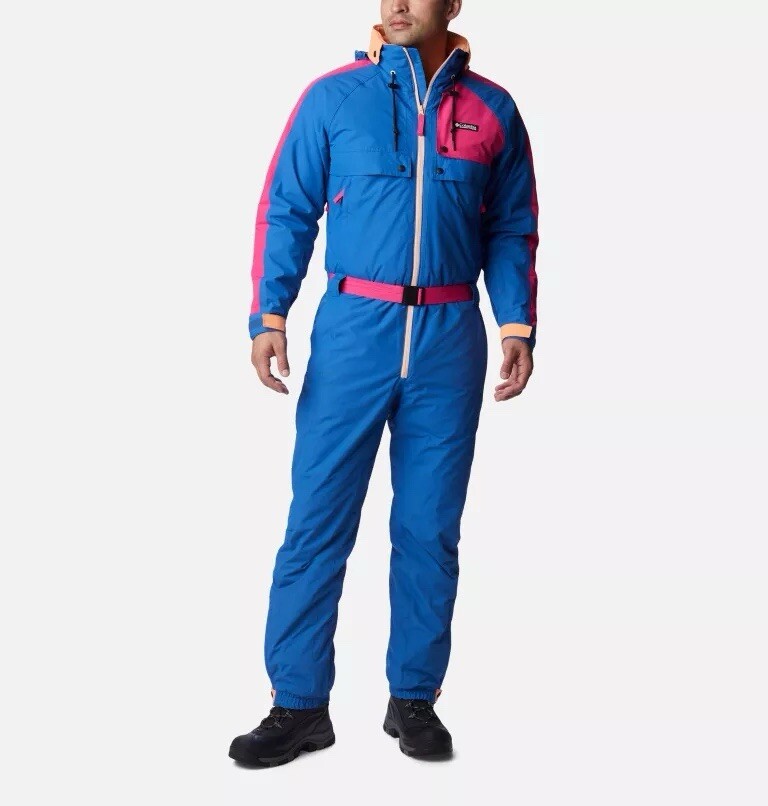 Columbia Eco Winter Trainer Snow Suit, Blue WM7601-432 Men's Size