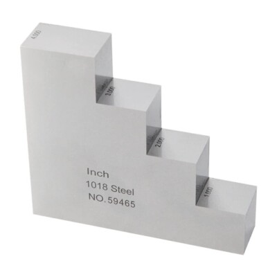 8 Step Calibration Block 1.0/2.0/3.0/4.0/1.5/2.5/3.5/4.5'' For Thickness Gauge