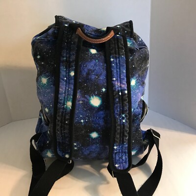 Rare Women\'s Victoria\'s Secret Pink Retro Space Galaxy Blue Weekender Backpack Rare Women main image 4