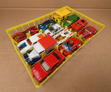 Matchbox Superfast 80er Konvolut 12 Fahrzeuge + original Korb set sammlung autos