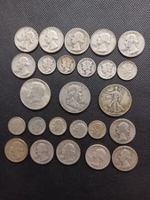 💥 Junk 90% Silver Coins 💥 Mix Includes 3 Halves $5.50 Face Value 💥