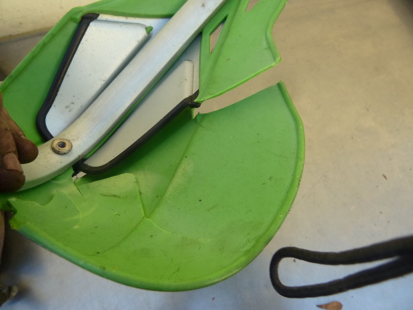 Brush guards DAMAGED KLR650 8707 KLR 650 1st gen Kawasaki L2 eBay