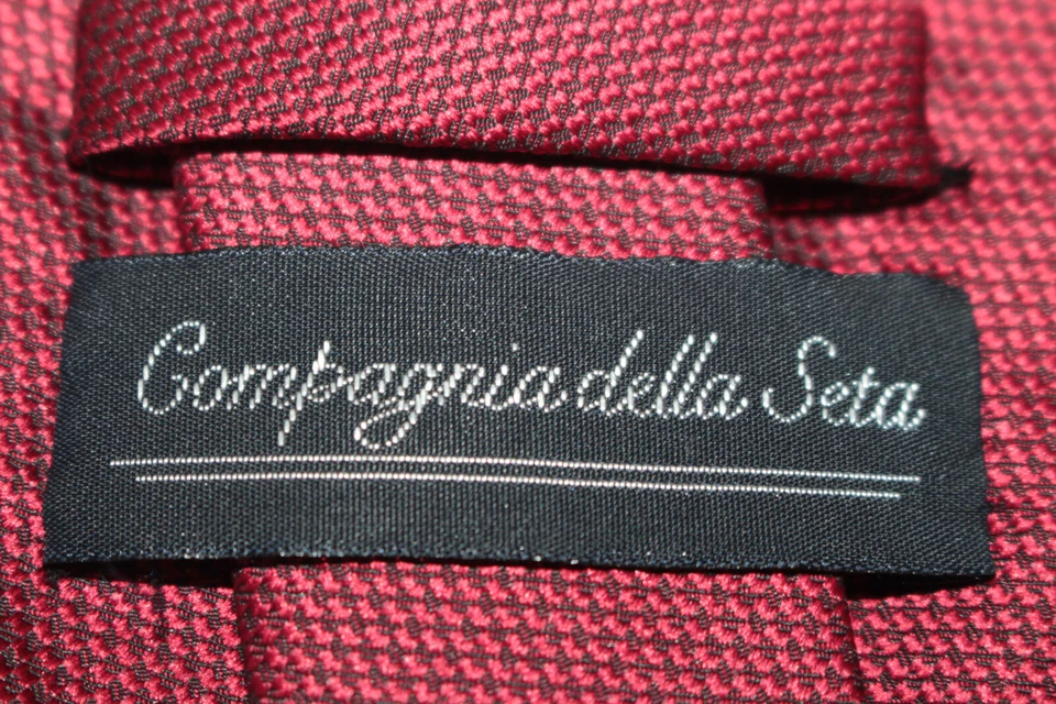 Шелковый галстук COMPAGNIA DELLA SETA сделано в Италии F80941 - Изображение 4 из 4