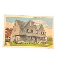 John Ward House, Built 1684 Salem, Ma Postcard