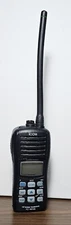Icom IC-M34 VHF Marine Radio Transceiver Waterproof & Floats  -NO CHARGER -