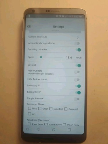 Rooted LG G6 Pokemon-Go Modded Gps Spoofing - Afbeelding 4 van 7