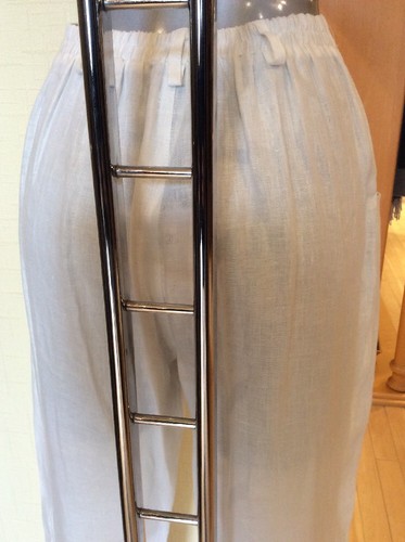 Eden Rock Trousers Size M Cream Linen 31" Inside Leg RRP £98 NOW £39 - Picture 10 of 12