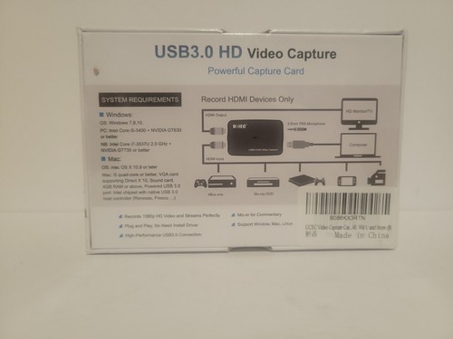 UCEC HD USB 3.0 Video Game Capture 1080p60 Stream & Record - Bild 2 von 5
