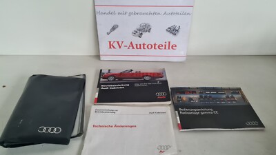Audi A80 Cabriolet Betriebsanleitung Bordbuch 9615618G000 + Radioanlage Gamma CC
