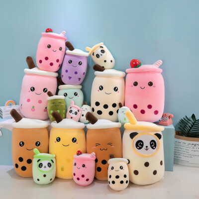 Bubble Tea Boba Tee Milchtee Plüsch Plüschtier Soft Spielzeug Kissen Puppe 