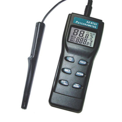 AZ-8723 Digital Hygro-thermometer/Temperature Humidity Meter/Psychrometer  #F14