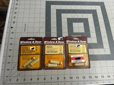 NOS 3-pack lot 2/PC Prime-Line N-6696 Bi-Fold Door Bottom Grooved Pivot 7/16"