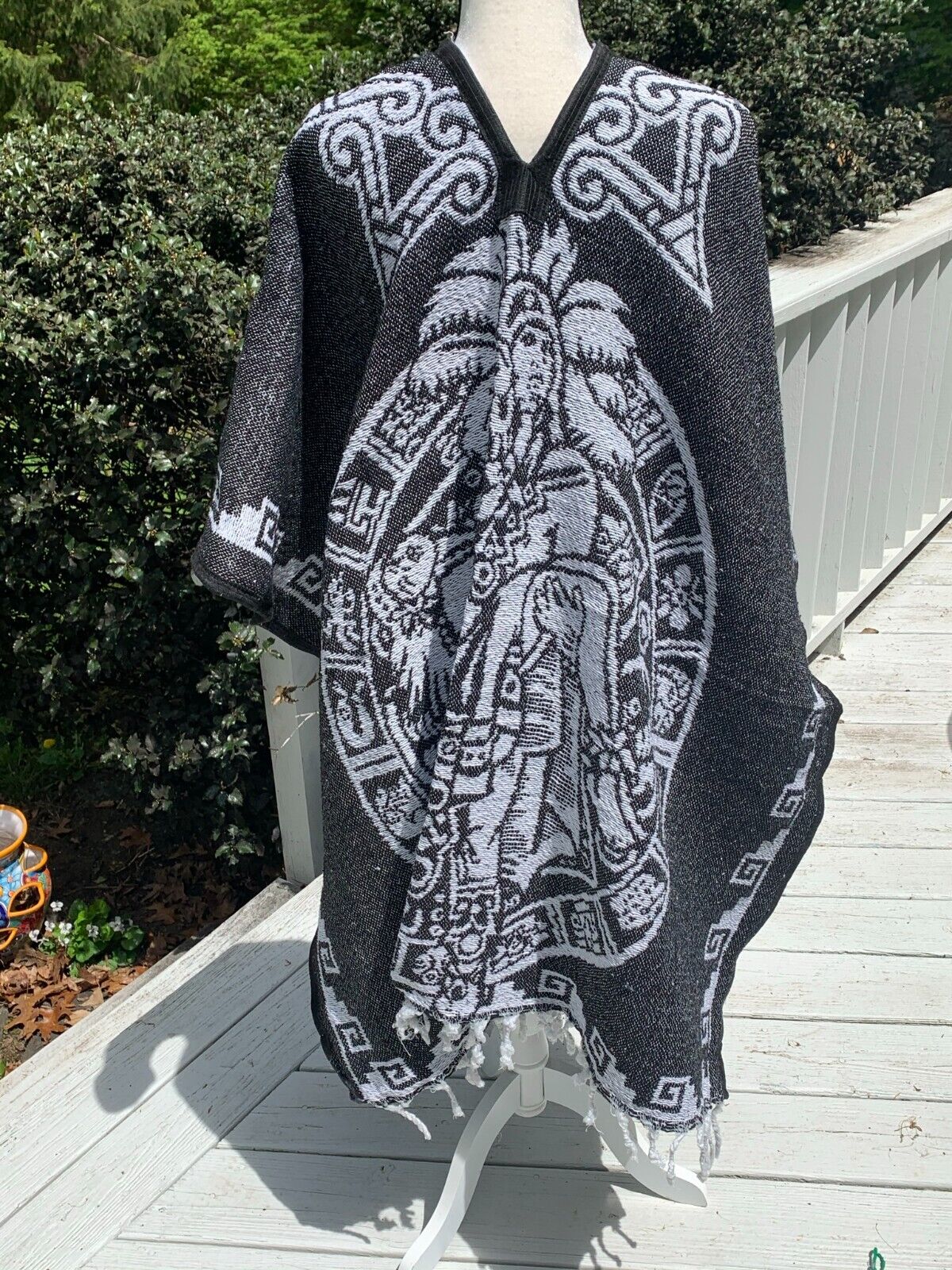 Mexican Poncho for Men, The Perfect Aztek Style