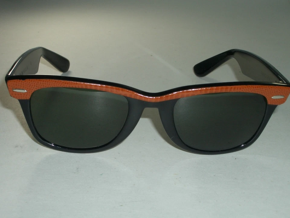 GAFAS DE SOL WAYFARER 5022 AÑOS 80 B&L RAY BAN EDICIÓN ESPECIAL CUERO NARANJA/NEGRO Foto 2 de 4