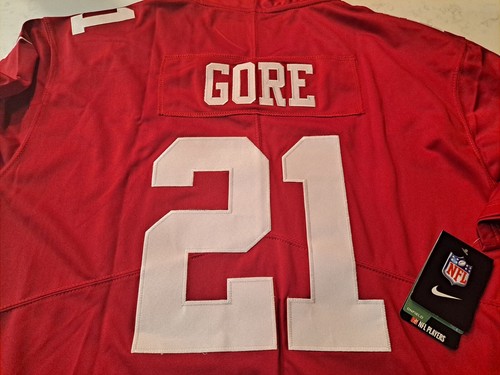 2024 Frank GORE 100% AUTHENTIC 49er JERSEY XL Brand New 🏈 - Picture 5 of 5
