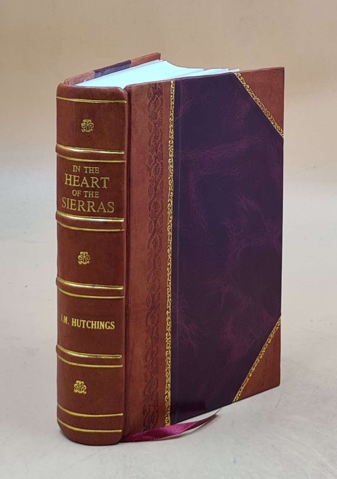 Historic Yo Semite Valley in the Heart of the Sierras Leather Bound Edition