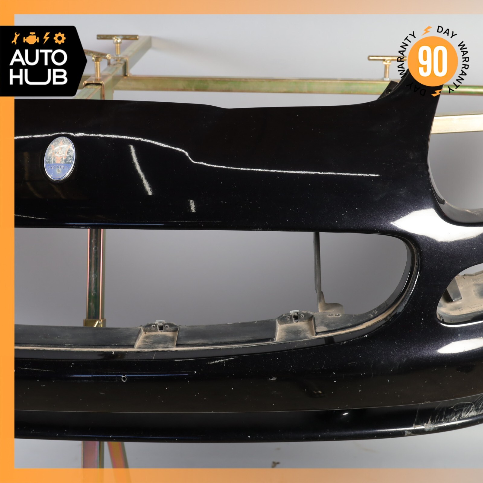 02-04 Maserati Spyder 4200 M138 GT Front Bumper Cover Assembly Nero Black OEM