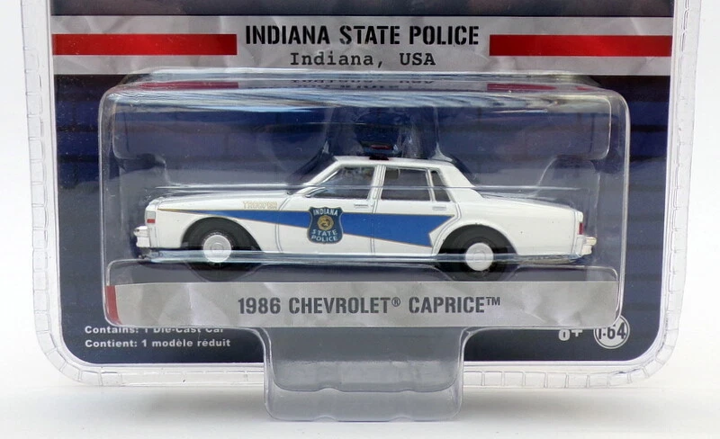 Greenlight 1/64 Scale 42900-B - 1986 Chevrolet Caprice Police - Indiana - Image 2 of 2