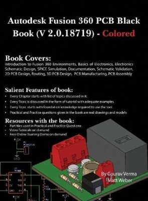Gaurav Verma Matt Web Autodesk Fusion 360 PCB Black Book (V 2.0.1871 (Hardback)