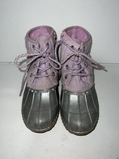 Magellan Girls Pink Duck/Snowboots Size 3D Good Condition