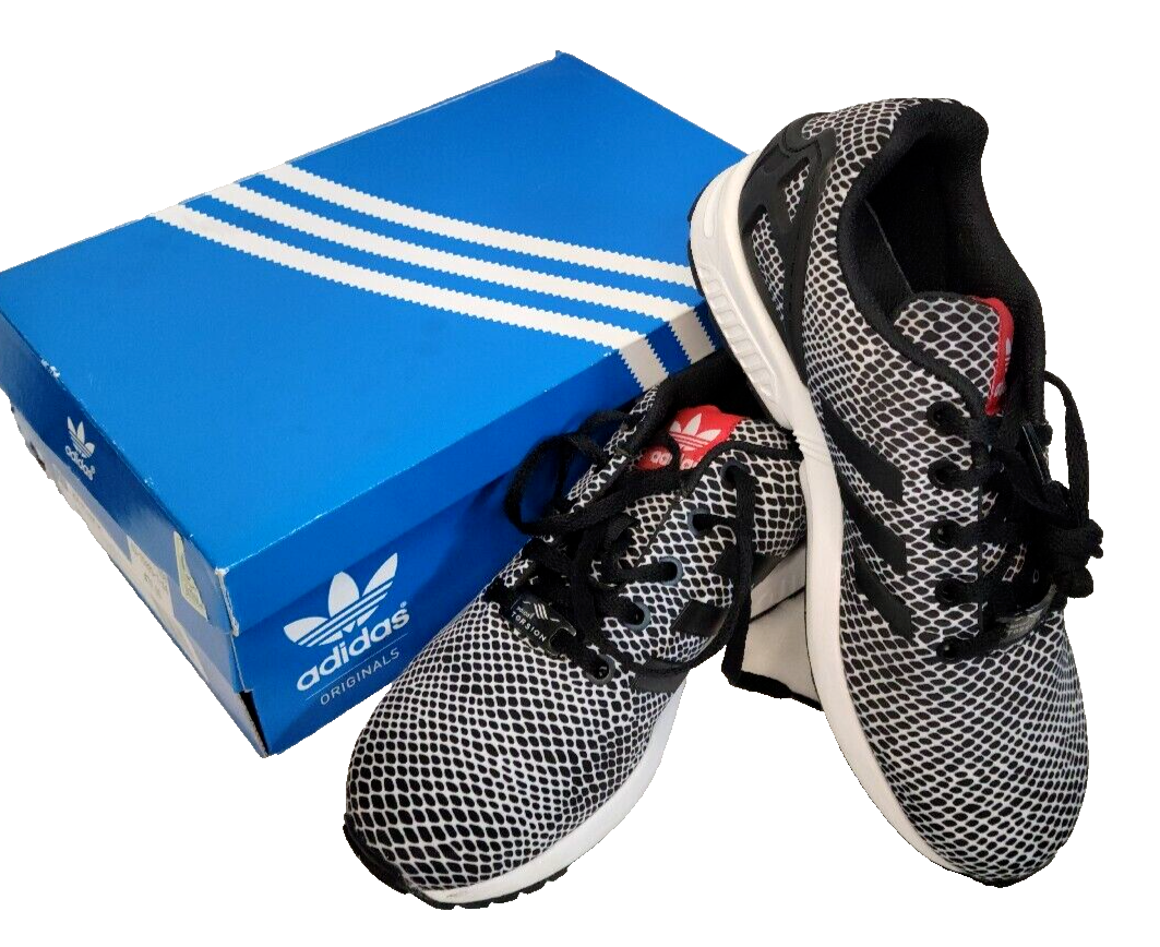 Adidas Torsion ZX Flux S82615 Black Running Shoes Sneakers Mens 5 Womens 7 NIB Adidas Torsion ZX Flux S82615 Black Running Shoes Sneakers Mens 5 Womens 7 NIB
