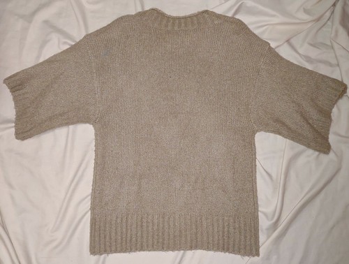 Carolyn Taylor Womens Sweater Scoop Neck Short Sleeve Size L Vintage Soft Gift - Picture 2 of 7
