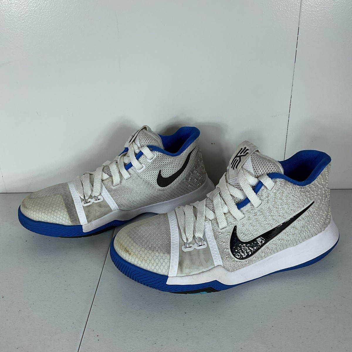 カイリー3 duke Kyrie 3 'Duke' - Nike - 852395 102 - hyper cobalt/white