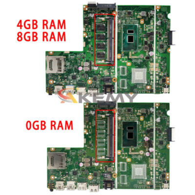 For ASUS X541UA X541UAK X541UVK A541U K541U Motherboard I3 I5 I7 8G/4G/0G  RAM