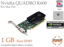 Apple Nvidia Quadro K600 1GB DDR3 For Mac Pro Mojave - Monterey GT120 Metal