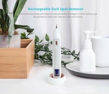 New White Facial Skin Cleaning Device LCD Display Professional Dark Spot Remover