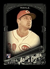 2018 TOPPS ALLEN GINTER X BASEBALL BASE CARD #196 Tyler Mahle Reds RC