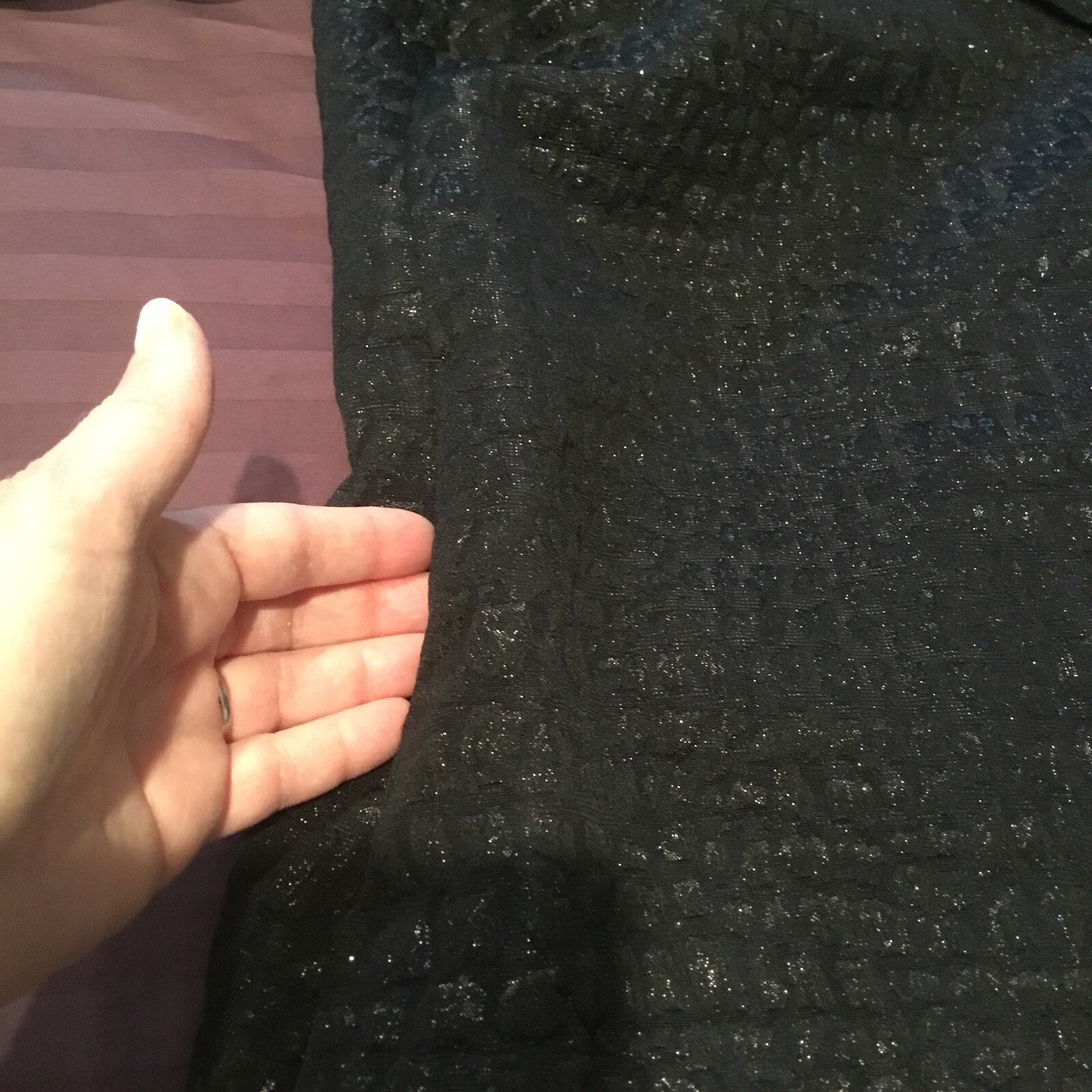 Chico’s Black Collared Open Front Jacket Blazer W… - image 5