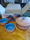 New Rio Rancho 5pc.Chili Set & Crofton 3pc Set Dip Server In Original Boxes
