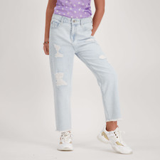 Vingino Girls Jeans Chiara Waistband light bleach mom fit NEU Gr. 152 / 12 Y