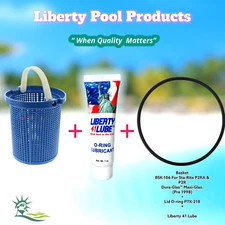 Sta-Rite Dura/Maxi Glas Pool Spa Pump Basket C108-33P B106 B-106 + O-RING + LUBE