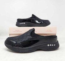 New women's 6.5 Easy Spirit Traveltime381 black slip on mule shoes Traveltime