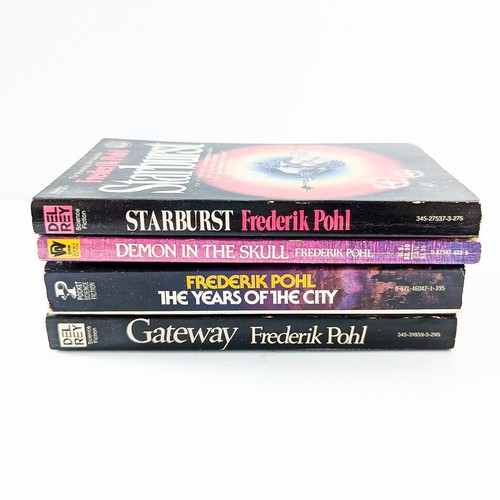 FREDERIK POHL Book Lot Gateway, Starburst, Demon in the Skull, Years of the City - Picture 3 of 15