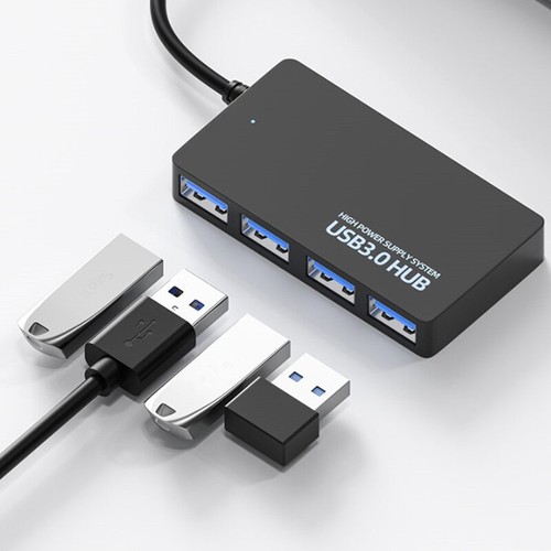 USB Hub USB 3.0 4 Port Type C HUB High Speed Data cable Convertor Adapter - Photo 12/14