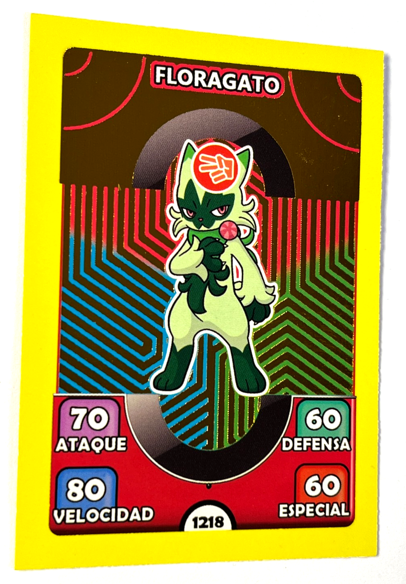 2022 POKEMON LEGENDS TCG Card #1218 FLORAGATO Argentina Edition