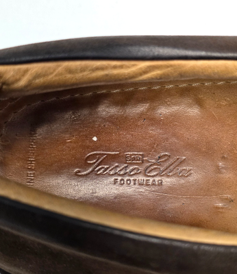TASSO ELBA Sheep Skin SUEDE LEATHER Lace-Up Split Toe Shoes  display picture 1